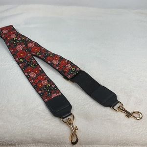 Anthro Floral Print Purse Strap